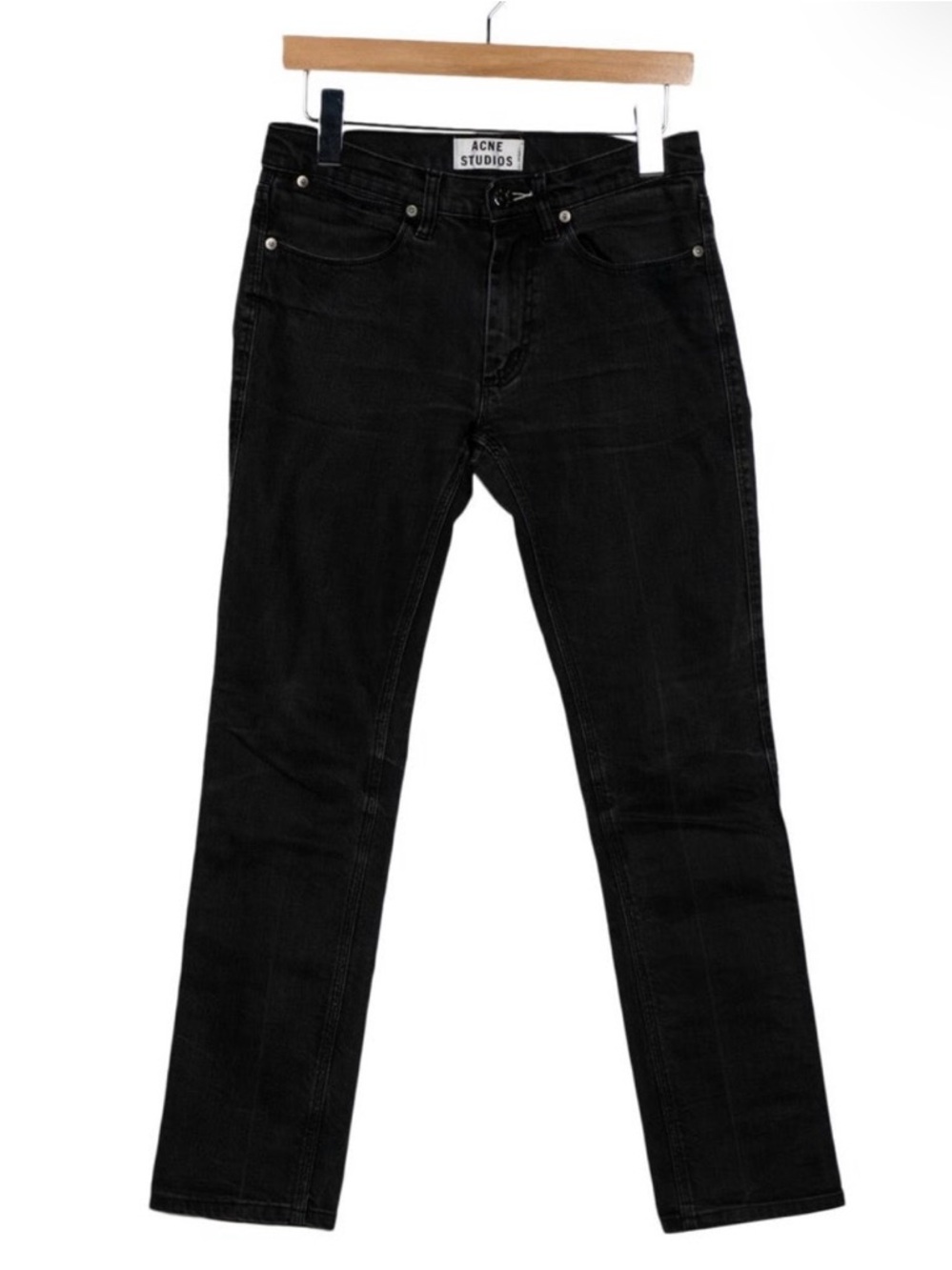 Acne Black Slim Straight Women’s Jeans